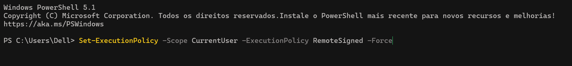 Exemplo da tela